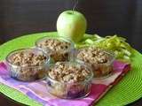 Crumble de pommes au miel & au thym