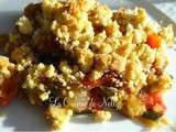 Crumble de Ratatouille au Parmesan