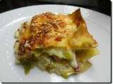 Lasagnes aux Poireaux, Endives, Lardons et Maroilles