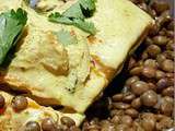 Lentilles et Haddock, Sauce au Curry