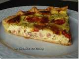 Quiche {Lorraine} aux Tomates Cerises et à la Moutarde