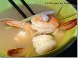 Soupe de Crevettes à la Citronnelle