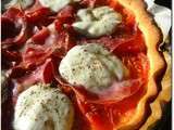 Tarte Fine à l'Italienne {Coppa, Tomates, Pesto, Mozza}