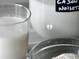 Lait végétal noix de cajou noisettes