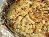 Tarte à l’oignon et curry [vegan]