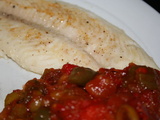 Filets de pangasius, sauce aux poivrons