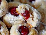 Amaretti au sirop de grenade et pointe de cranberry