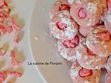 Amaretti framboise et praline rose