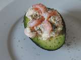 Avocat aux petites crevettes