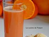 Jus aux agrumes et pain de singe, vegan