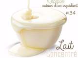 Lait concentré, sucré ou non