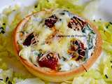 Quiche aux courgettes, ricotta et chorizo