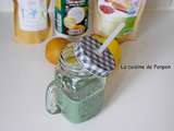 Smoothie poire, banane, coco, linette et spiruline