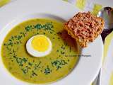 Soupe de cosses de petits pois