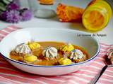 Soupe de poisson de roche avec toasts de rouille et foie de morue