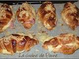 Croissants au jambon