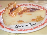 Flan pâtissier à l'abricot