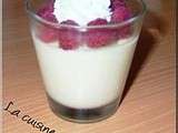 Verrine de mousse au champagne