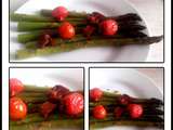 Asperge aux tomates conftes