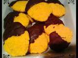 Biscuits safran et chocolat au thermomix ou sans