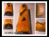 Buche Abricots, chocolat blanc pistache