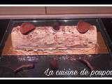 Bûche chocolat crème de marron au thermomix ou sans