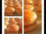 Mini burgers aux foies gras et confiture de piment Doux