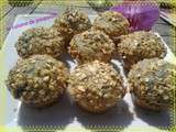 Muffins aux myrtilles et fruits sec au thermomix ou sans