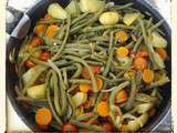 Poêler d’haricot vert et petit légumes au thermomix