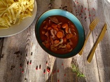 Poulet à la bourguignonne au cookeo