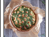 Quiche épinard, feta, persil