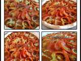 Tarte à la tomate à la moutarde à l'ancienne