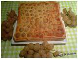 Tarte amandine aux raisins blanc au thermomix ou sans