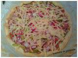 Tarte aux radis rose au thermomix ou sans