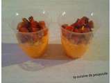 Verrine carotte chorizo au thermomix ou sans