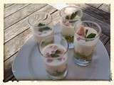 Verrine de concombre au citron et fromage blanc au thermomix