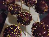 Cake pops au chocolat orangé