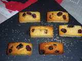 Financiers au cramberries