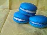 Juillet en bleu : Macarons schtroumphs