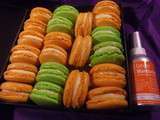 Macarons à la pistache & Macarons à la mandarine