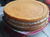 Genoise de base pour gateau en pate a sucre