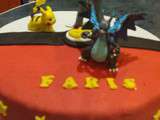 Pokemon a l'honneur avec mes derniers gateaux en pate a sucre