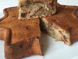 Banana bread aux noix et chocolat au lait