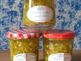 Confiture courgette citron