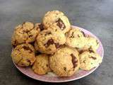 Cookies au chocolat et flocons d'avoine