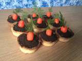 Cupcake potager carotte