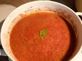 Gaspacho tomate concombre