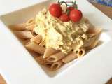 Healthy de penne sauce curry au thon