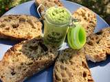 Houmous petits pois et menthe fraiche