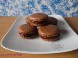 Macarons ganache chocolat et marrons